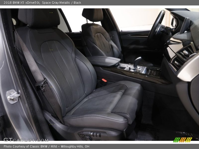 Space Gray Metallic / Black 2018 BMW X5 xDrive50i