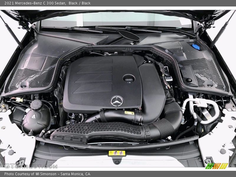 Black / Black 2021 Mercedes-Benz C 300 Sedan