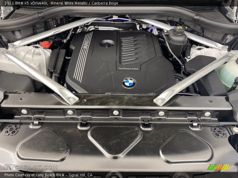  2021 X5 xDrive40i Engine - 3.0 Liter M TwinPower Turbocharged DOHC 24-Valve Inline 6 Cylinder