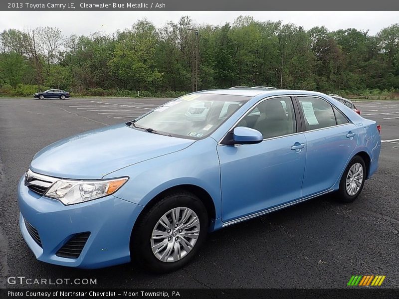 Clearwater Blue Metallic / Ash 2013 Toyota Camry LE