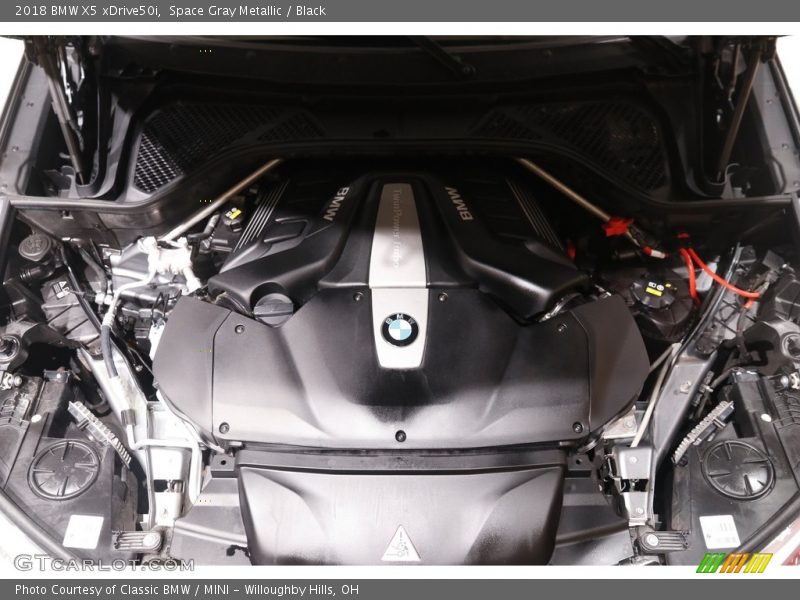 Space Gray Metallic / Black 2018 BMW X5 xDrive50i