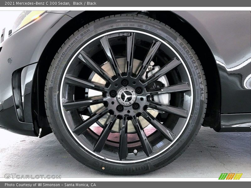 Black / Black 2021 Mercedes-Benz C 300 Sedan