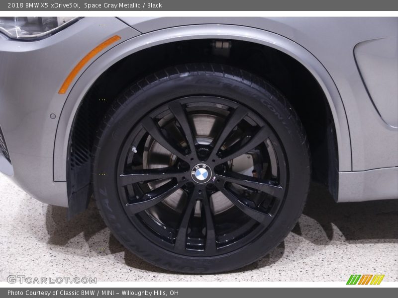 Space Gray Metallic / Black 2018 BMW X5 xDrive50i