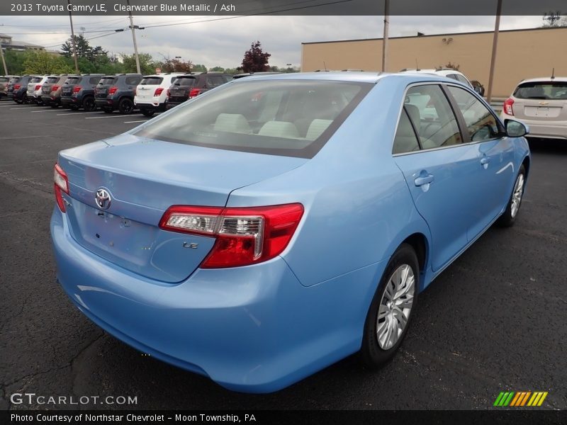 Clearwater Blue Metallic / Ash 2013 Toyota Camry LE