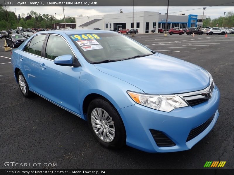 Clearwater Blue Metallic / Ash 2013 Toyota Camry LE