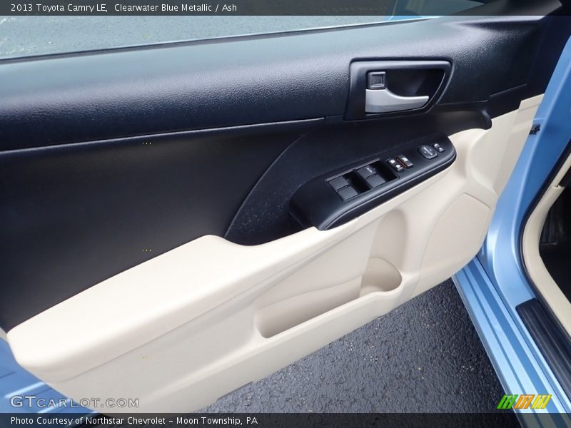Clearwater Blue Metallic / Ash 2013 Toyota Camry LE