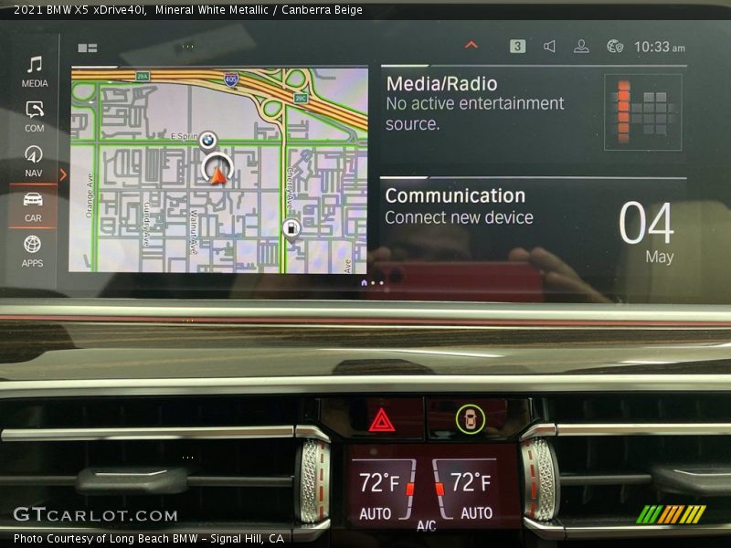 Navigation of 2021 X5 xDrive40i