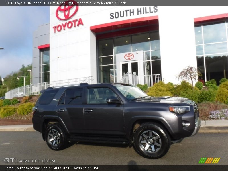 Magnetic Gray Metallic / Black 2018 Toyota 4Runner TRD Off-Road 4x4