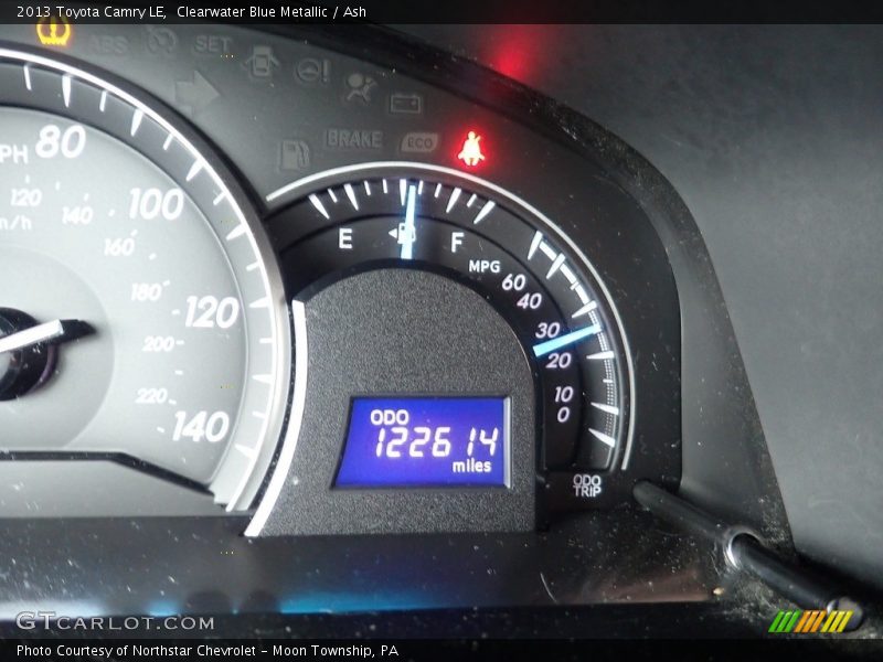 Clearwater Blue Metallic / Ash 2013 Toyota Camry LE