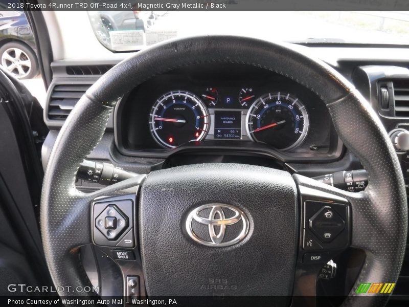Magnetic Gray Metallic / Black 2018 Toyota 4Runner TRD Off-Road 4x4