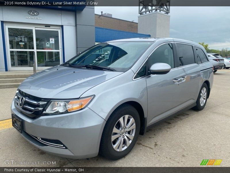 Lunar Silver Metallic / Gray 2016 Honda Odyssey EX-L