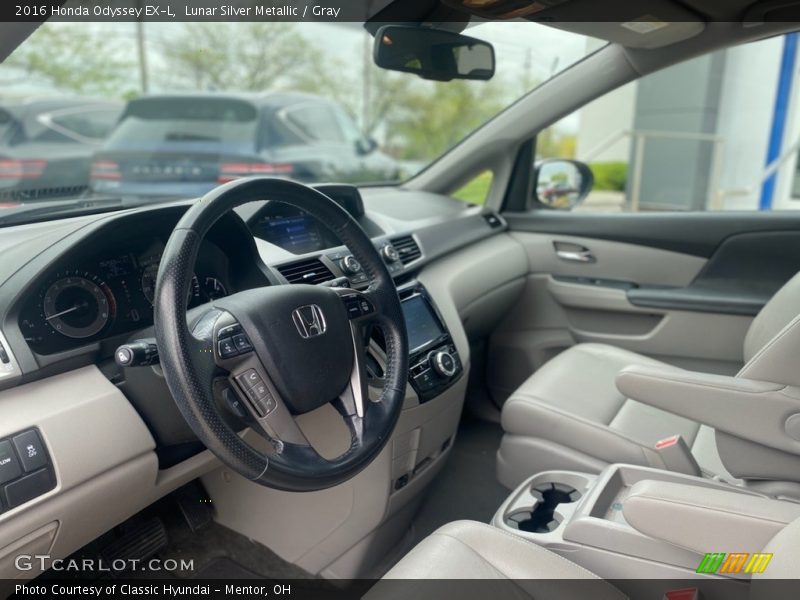Lunar Silver Metallic / Gray 2016 Honda Odyssey EX-L