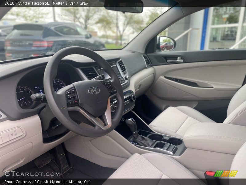 Front Seat of 2018 Tucson SE
