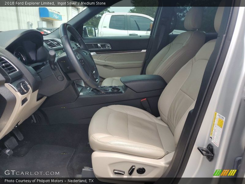 Ingot Silver / Medium Stone 2018 Ford Explorer Limited