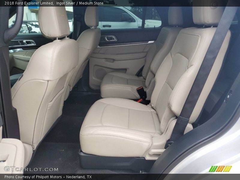 Ingot Silver / Medium Stone 2018 Ford Explorer Limited