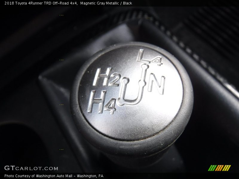 Magnetic Gray Metallic / Black 2018 Toyota 4Runner TRD Off-Road 4x4