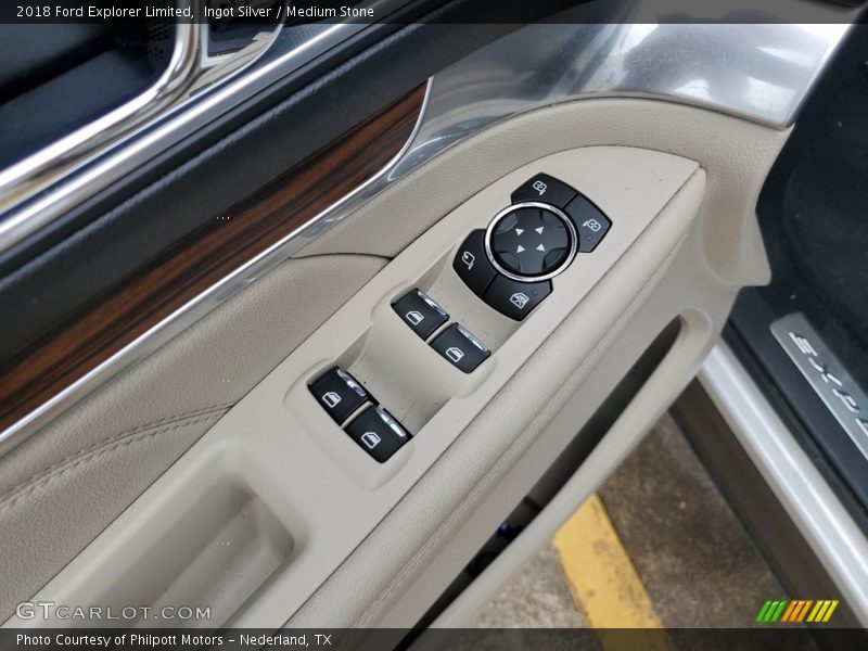 Ingot Silver / Medium Stone 2018 Ford Explorer Limited