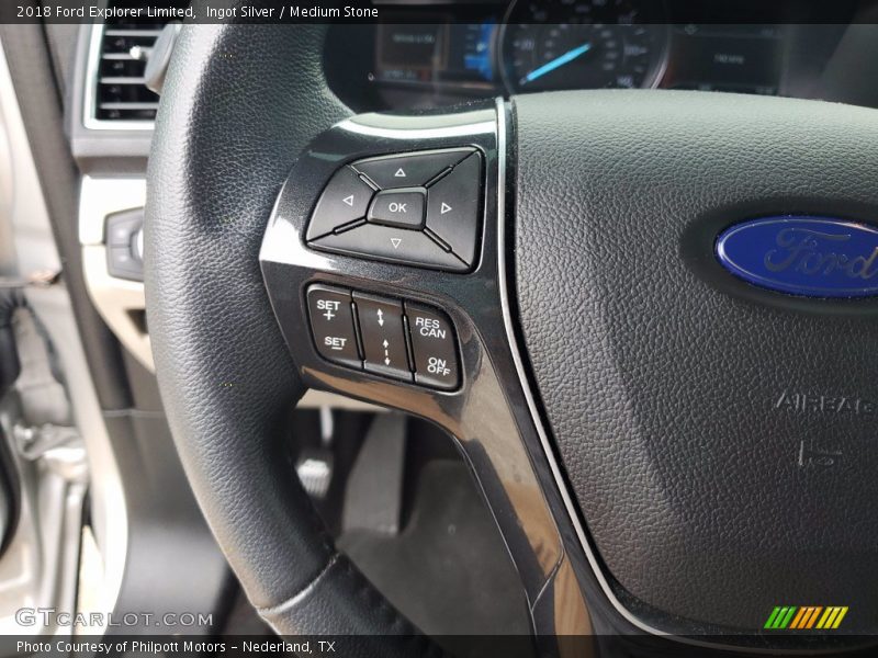 Ingot Silver / Medium Stone 2018 Ford Explorer Limited