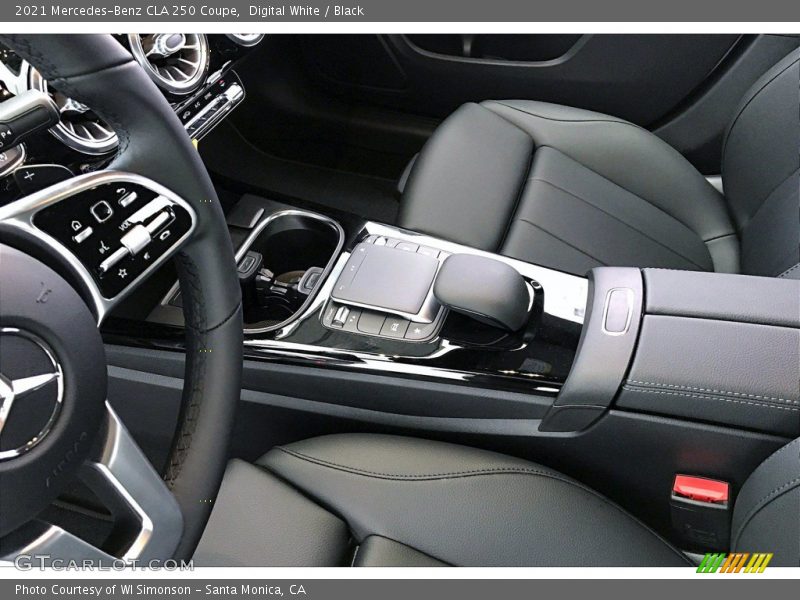 Digital White / Black 2021 Mercedes-Benz CLA 250 Coupe
