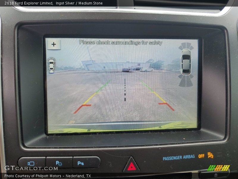 Ingot Silver / Medium Stone 2018 Ford Explorer Limited