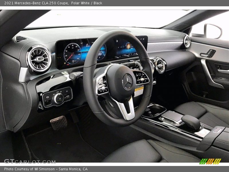 Polar White / Black 2021 Mercedes-Benz CLA 250 Coupe