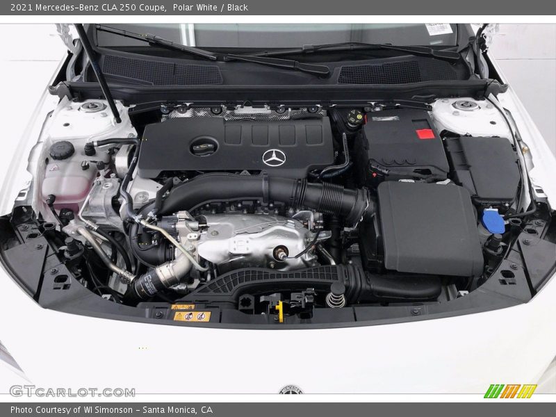 Polar White / Black 2021 Mercedes-Benz CLA 250 Coupe