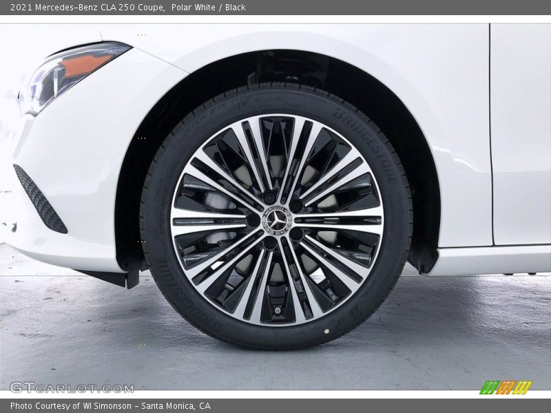 Polar White / Black 2021 Mercedes-Benz CLA 250 Coupe