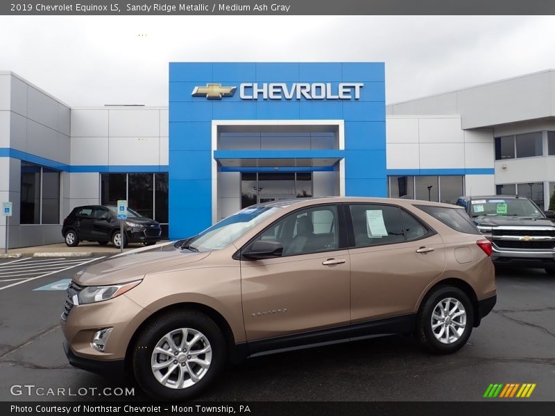 Sandy Ridge Metallic / Medium Ash Gray 2019 Chevrolet Equinox LS