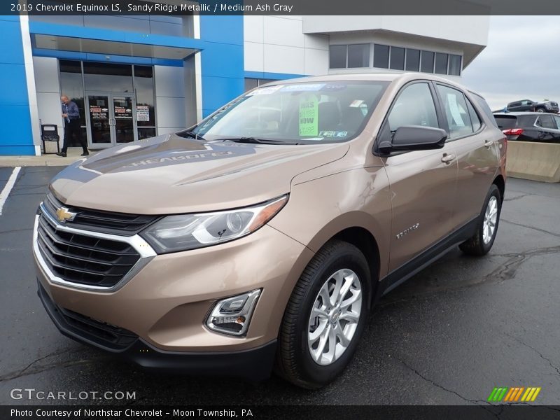 Sandy Ridge Metallic / Medium Ash Gray 2019 Chevrolet Equinox LS