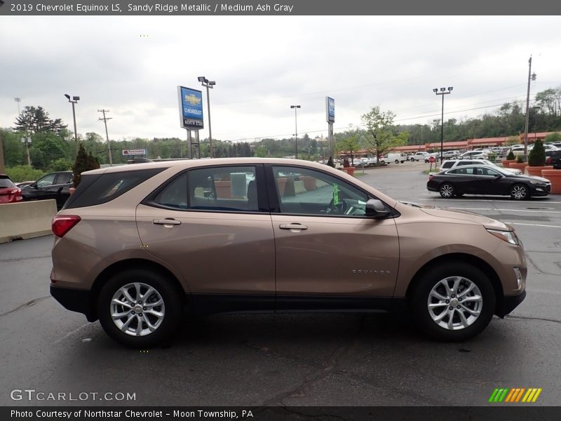 Sandy Ridge Metallic / Medium Ash Gray 2019 Chevrolet Equinox LS