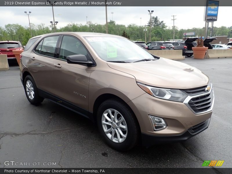 Sandy Ridge Metallic / Medium Ash Gray 2019 Chevrolet Equinox LS