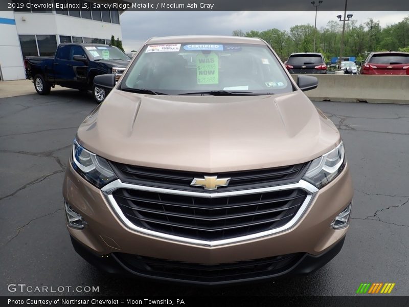 Sandy Ridge Metallic / Medium Ash Gray 2019 Chevrolet Equinox LS
