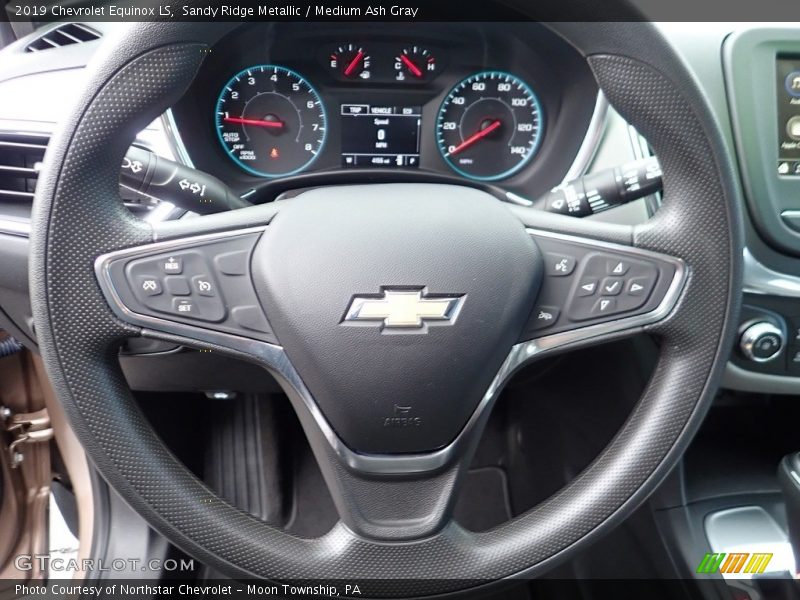 Sandy Ridge Metallic / Medium Ash Gray 2019 Chevrolet Equinox LS