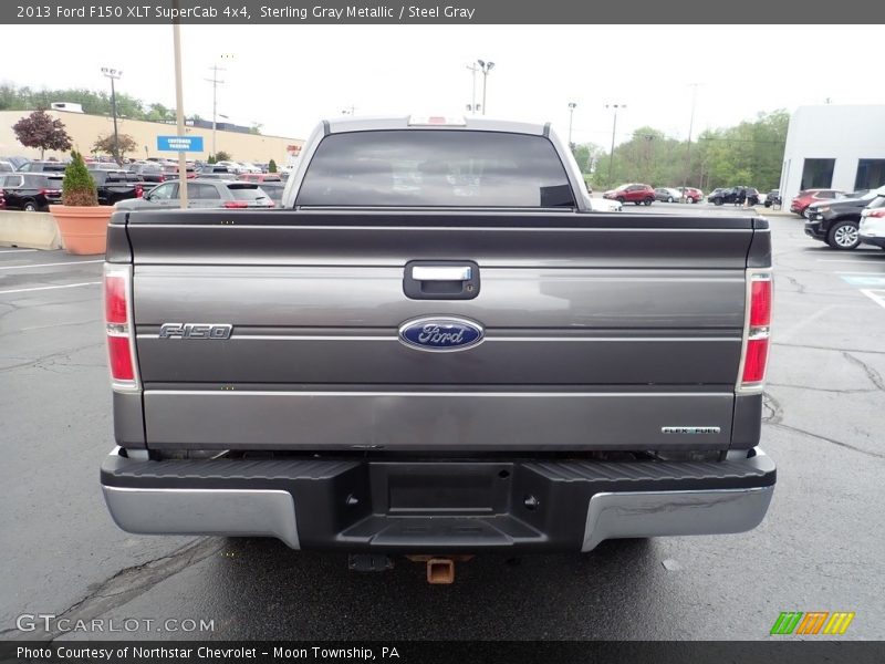 Sterling Gray Metallic / Steel Gray 2013 Ford F150 XLT SuperCab 4x4