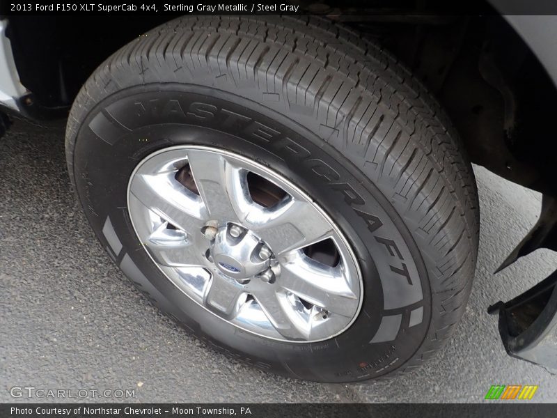Sterling Gray Metallic / Steel Gray 2013 Ford F150 XLT SuperCab 4x4