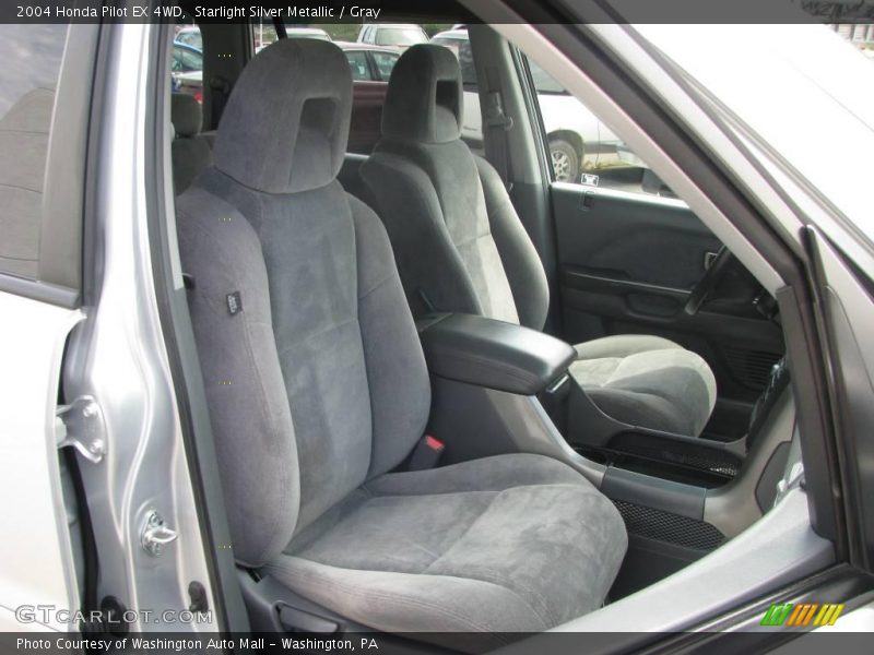 Starlight Silver Metallic / Gray 2004 Honda Pilot EX 4WD