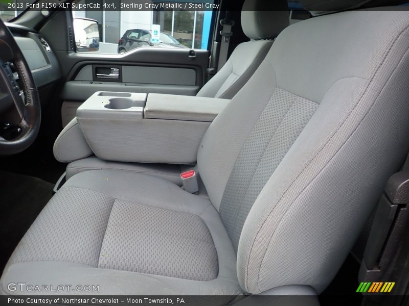 Sterling Gray Metallic / Steel Gray 2013 Ford F150 XLT SuperCab 4x4