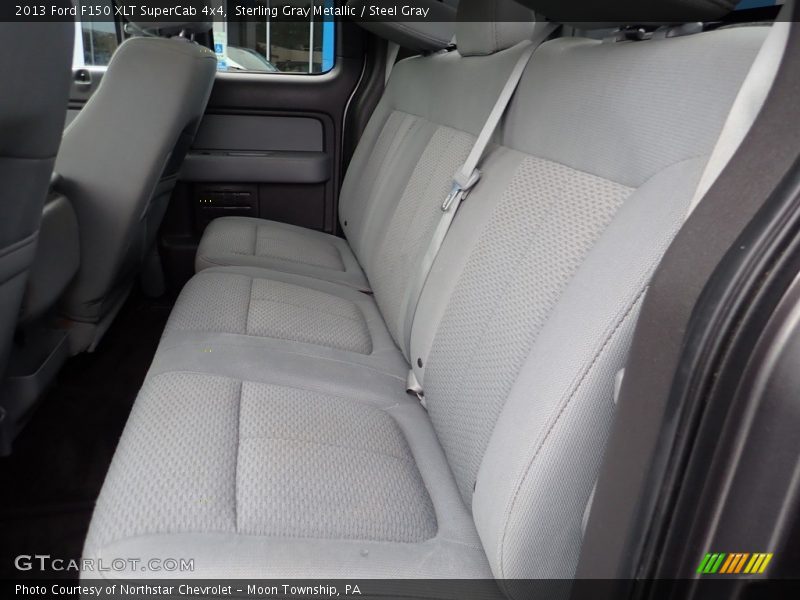 Sterling Gray Metallic / Steel Gray 2013 Ford F150 XLT SuperCab 4x4