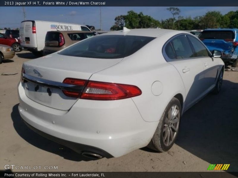 Polaris White / Dove/Warm Charcoal 2013 Jaguar XF I4 T