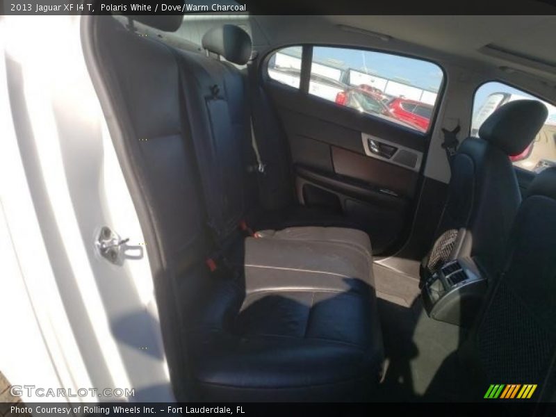 Polaris White / Dove/Warm Charcoal 2013 Jaguar XF I4 T