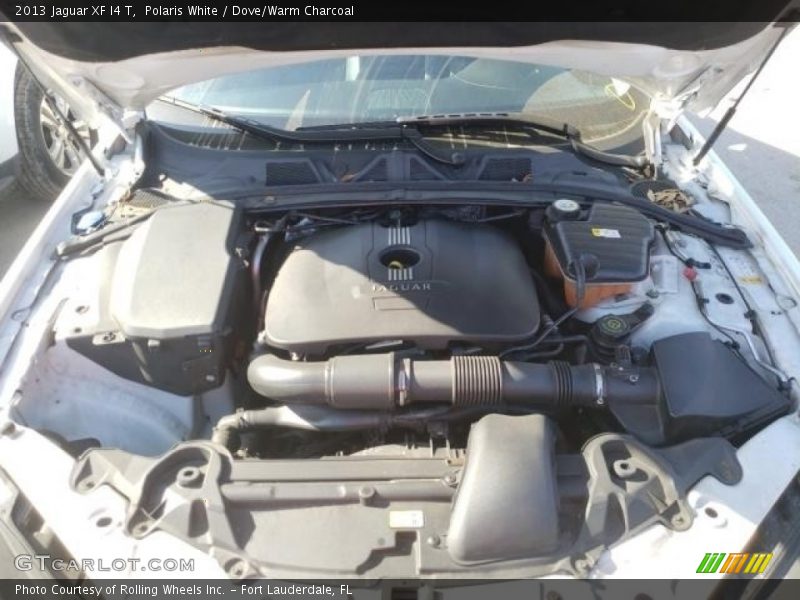 Polaris White / Dove/Warm Charcoal 2013 Jaguar XF I4 T