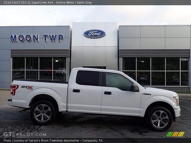Oxford White / Earth Gray 2019 Ford F150 XL SuperCrew 4x4