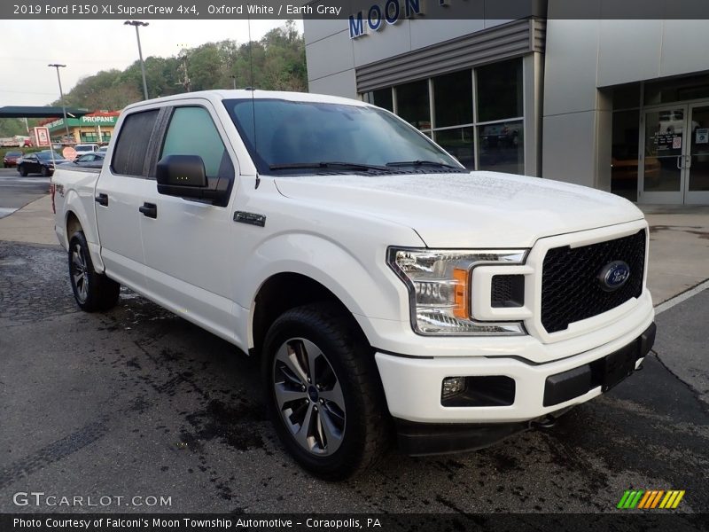 Oxford White / Earth Gray 2019 Ford F150 XL SuperCrew 4x4