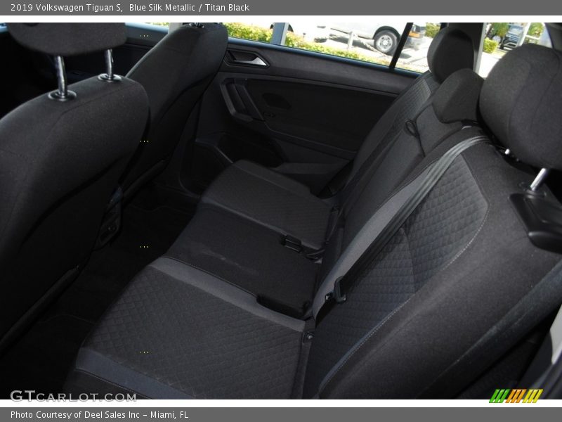 Blue Silk Metallic / Titan Black 2019 Volkswagen Tiguan S