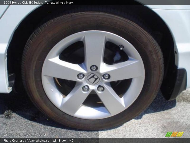 Taffeta White / Ivory 2008 Honda Civic EX Sedan