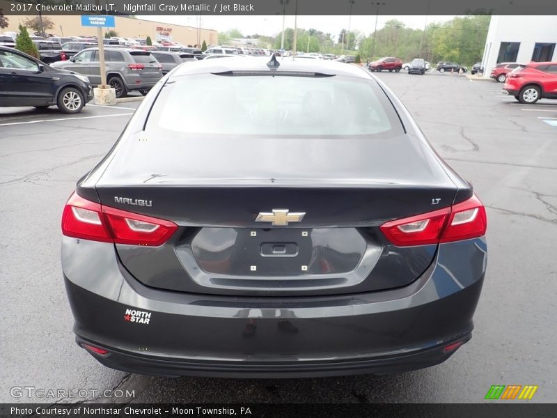 Nightfall Gray Metallic / Jet Black 2017 Chevrolet Malibu LT