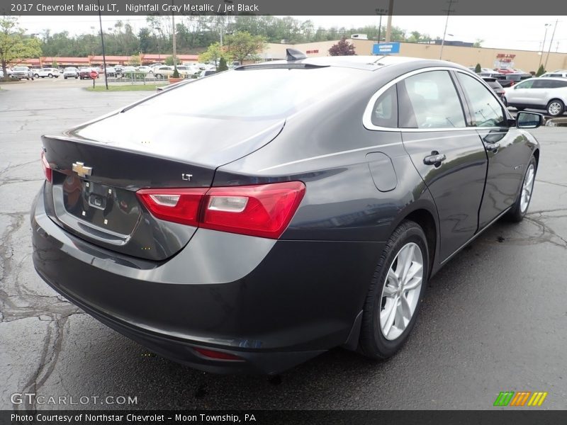 Nightfall Gray Metallic / Jet Black 2017 Chevrolet Malibu LT