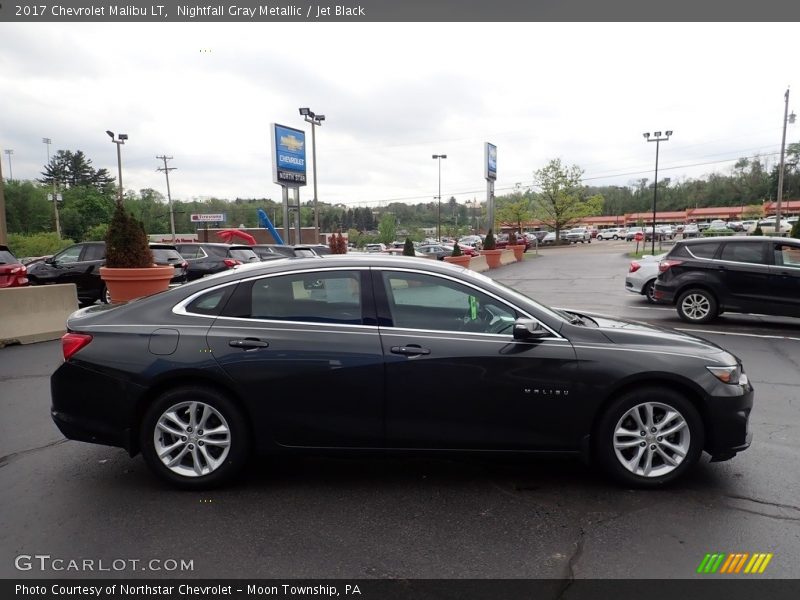 Nightfall Gray Metallic / Jet Black 2017 Chevrolet Malibu LT