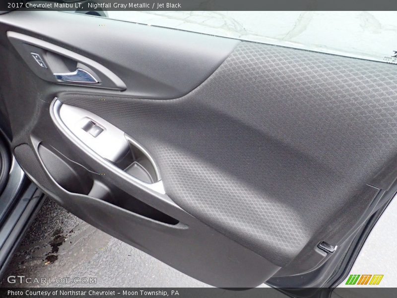 Nightfall Gray Metallic / Jet Black 2017 Chevrolet Malibu LT