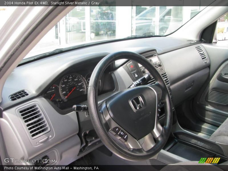 Starlight Silver Metallic / Gray 2004 Honda Pilot EX 4WD
